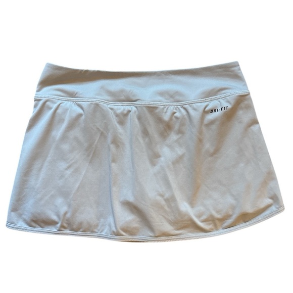 Nike Dri-Fit Tennis Skirt Womens Small | Built-In Shorts | Light Gray - Picture 3 of 8